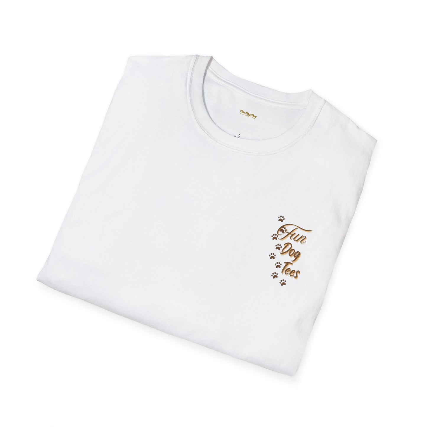 Rescued by Dogs T-Shirt, Cute Dog Lover Tee, Unisex Softstyle Tee