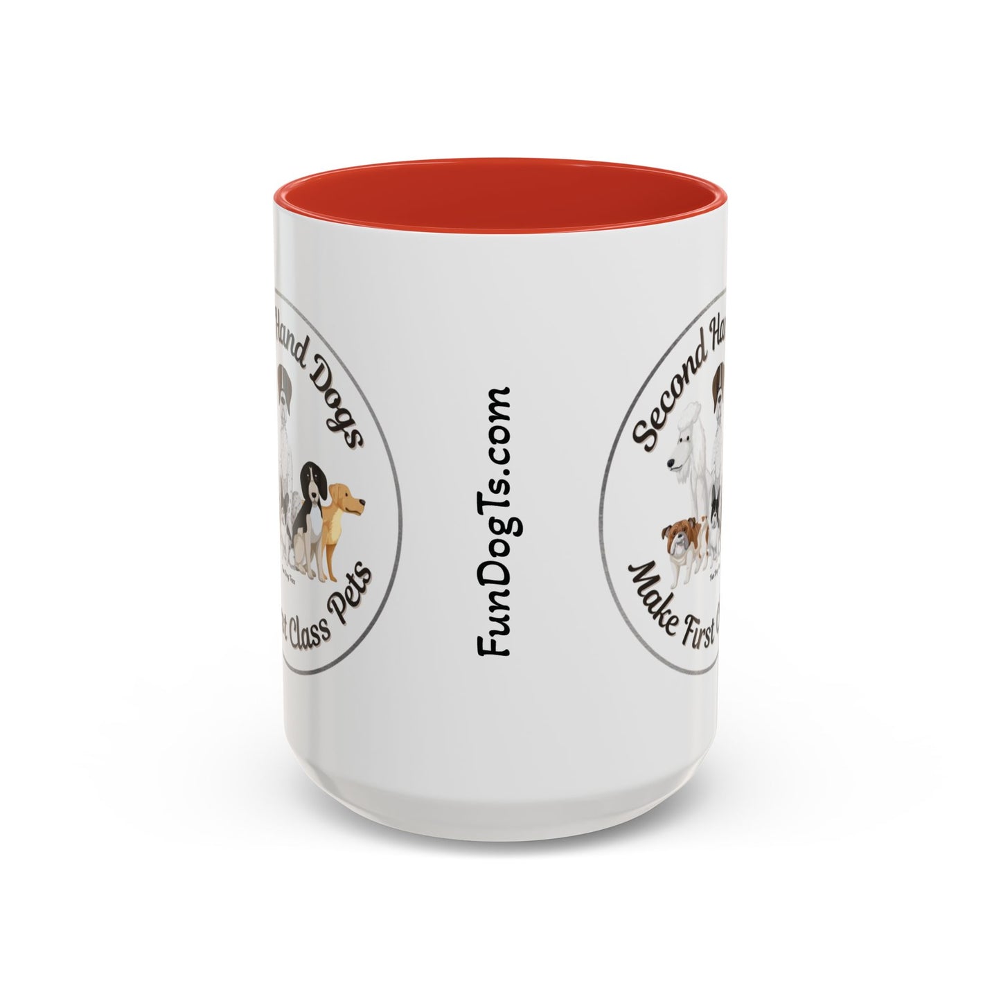 Second Hand Dog, First Class Pet Coffee Mug (11, 15oz)