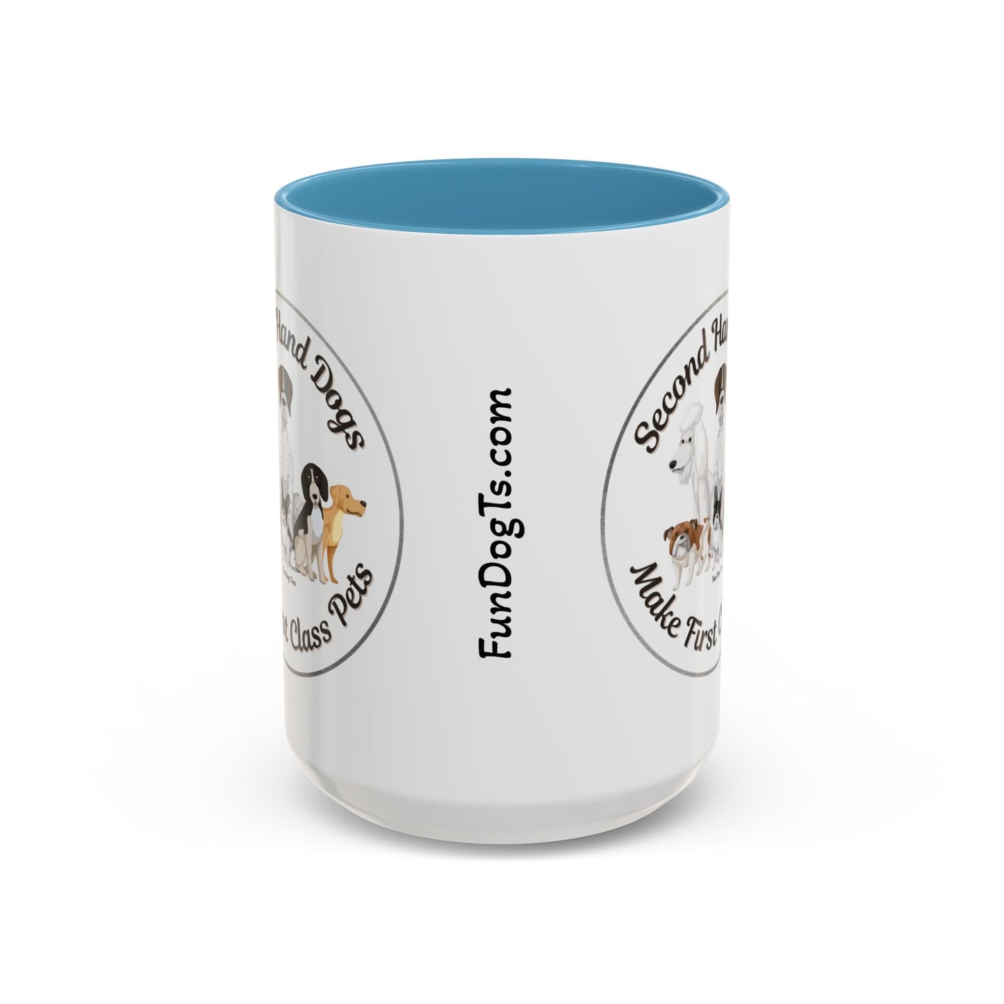 Second Hand Dog, First Class Pet Coffee Mug (11, 15oz)