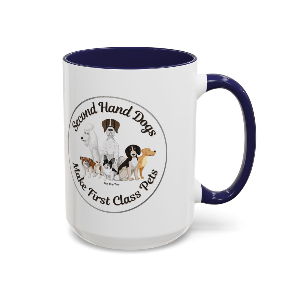 Second Hand Dog, First Class Pet Coffee Mug (11, 15oz)