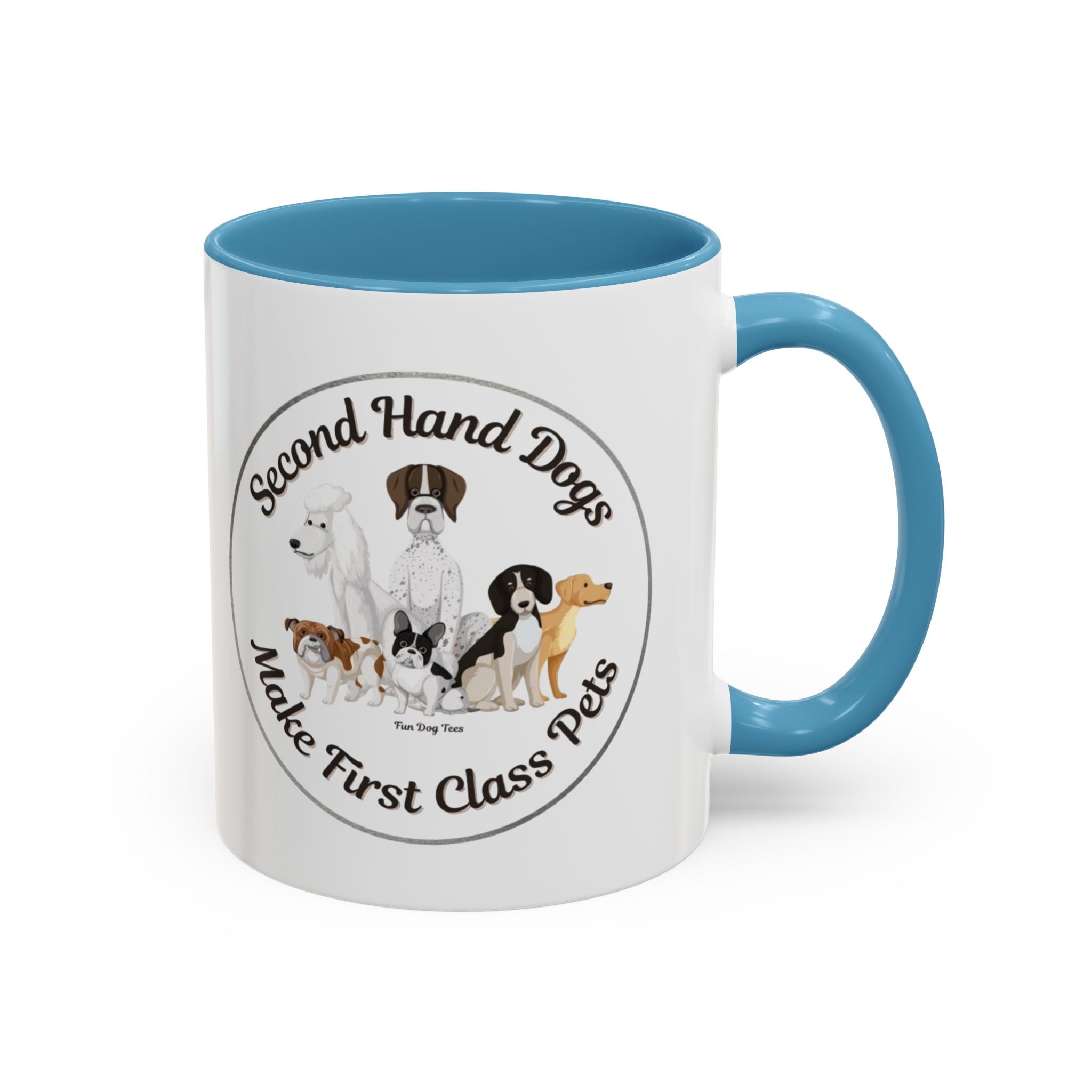 Second Hand Dog, First Class Pet Coffee Mug (11, 15oz)