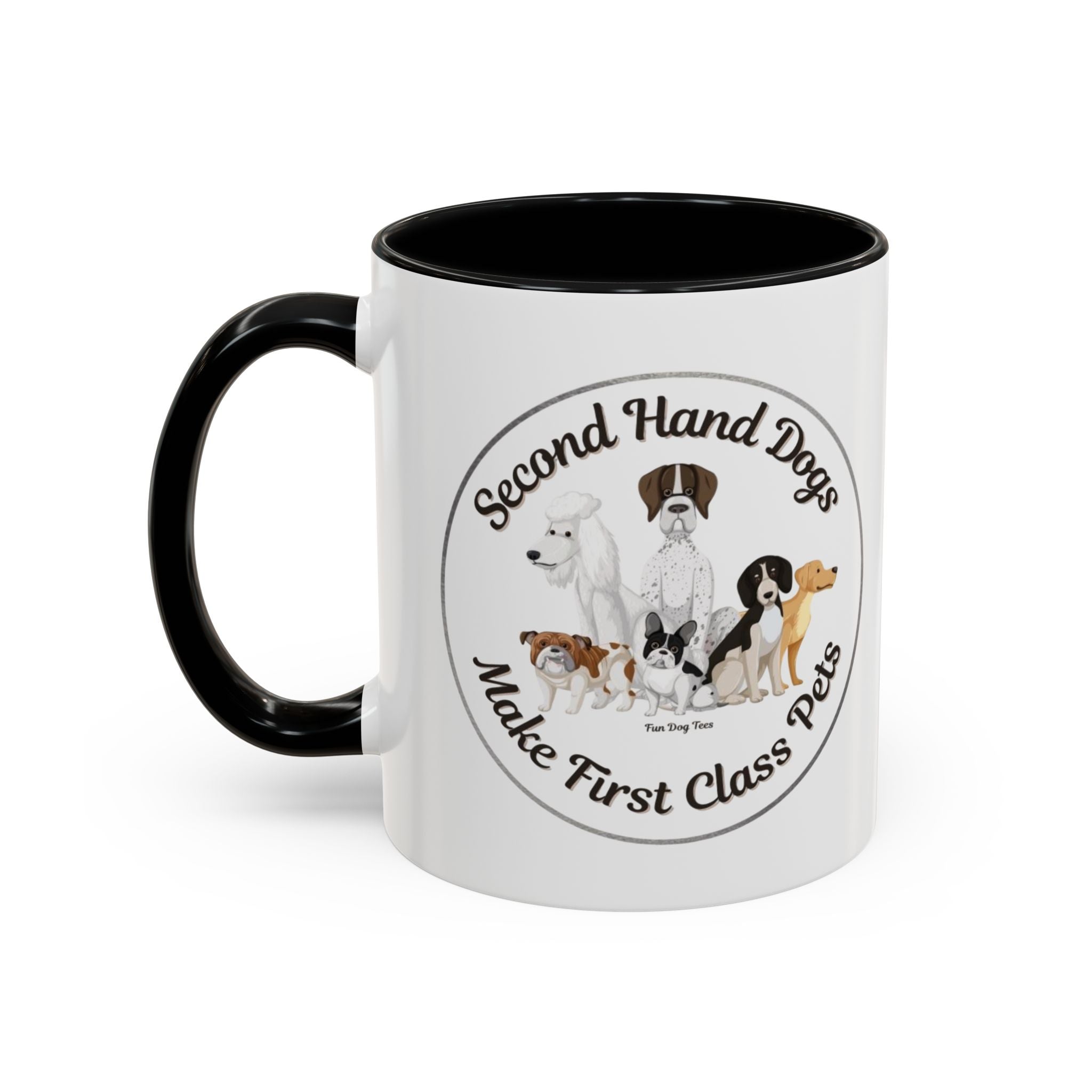 Second Hand Dog, First Class Pet Coffee Mug (11, 15oz)