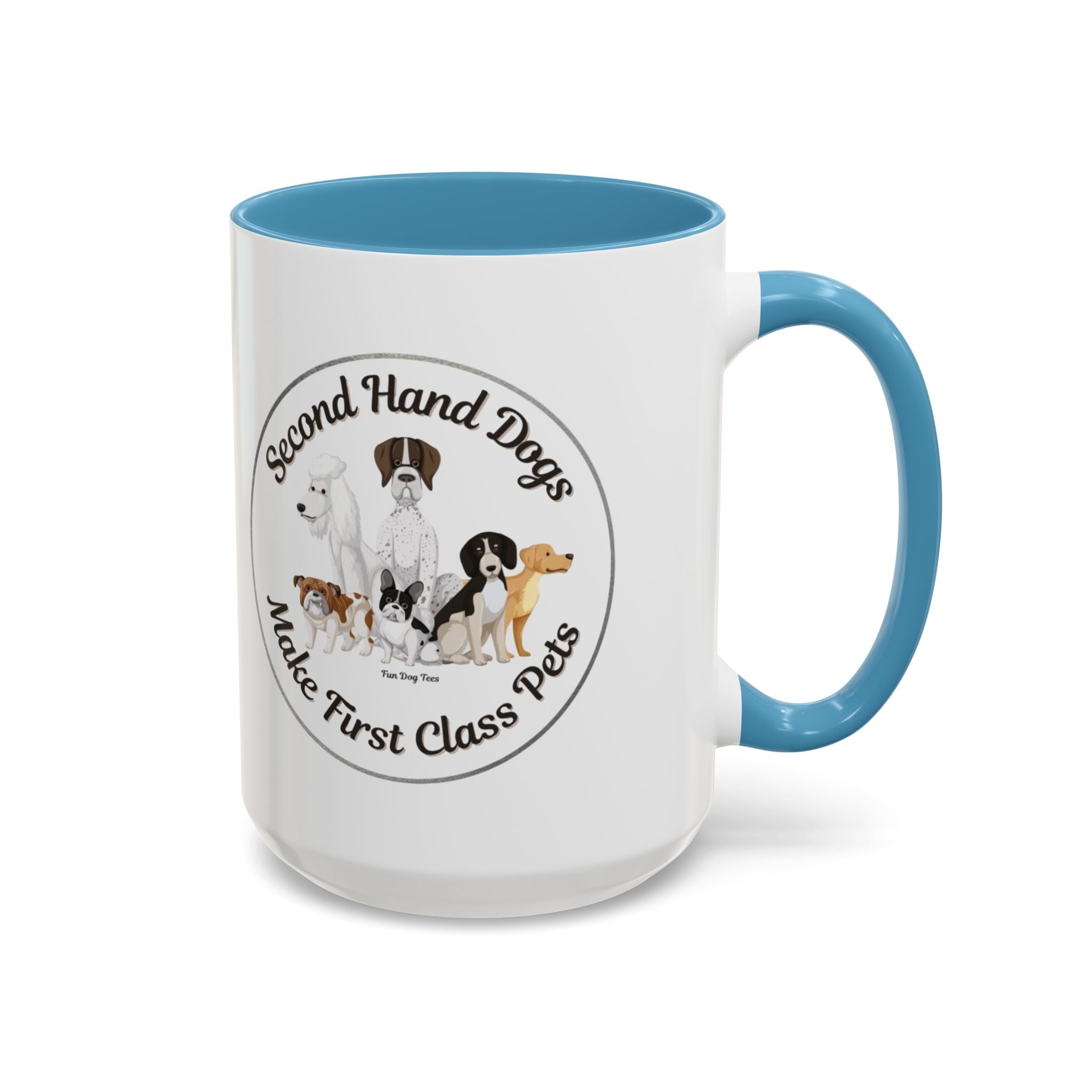 Second Hand Dog, First Class Pet Coffee Mug (11, 15oz)