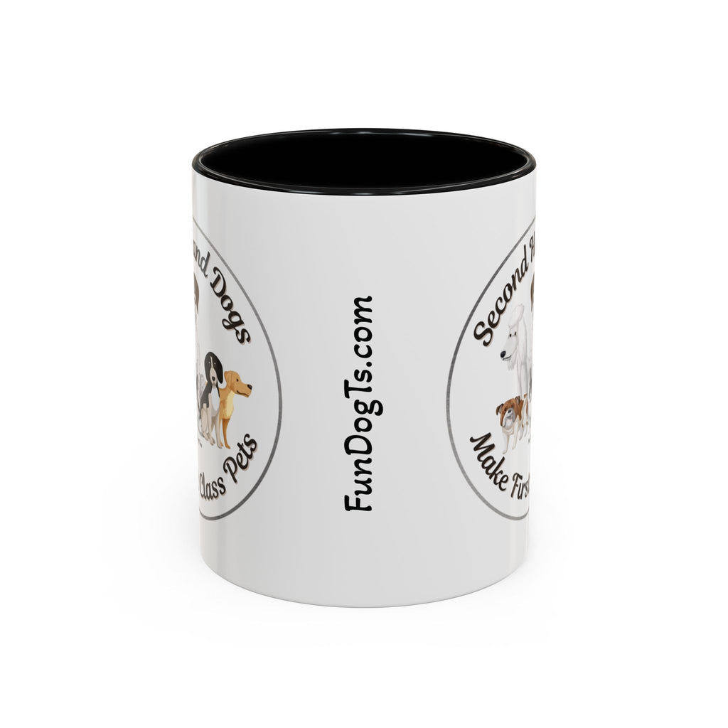 Second Hand Dog, First Class Pet Coffee Mug (11, 15oz)