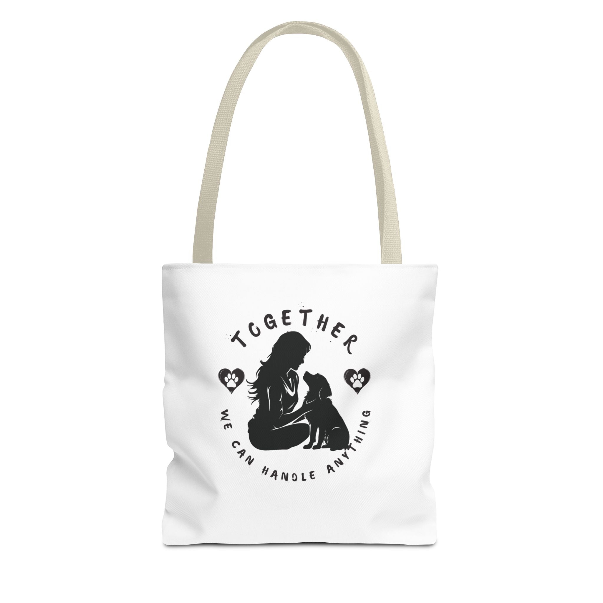 Together We Can Handle Anything Tote Bag - Perfect for Dog Lovers