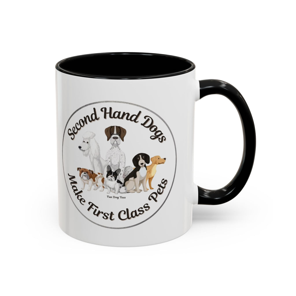 Second Hand Dog, First Class Pet Coffee Mug (11, 15oz)