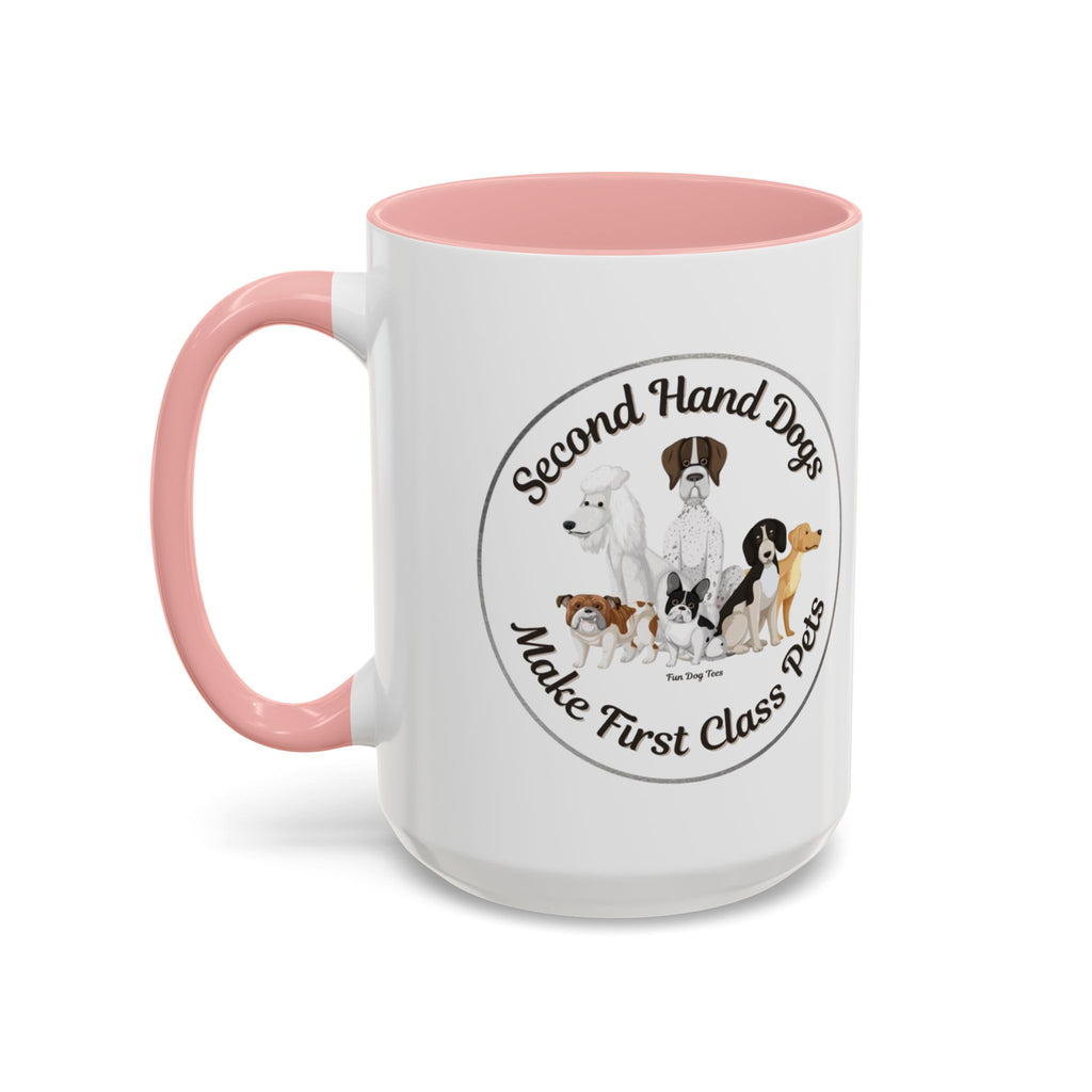 Second Hand Dog, First Class Pet Coffee Mug (11, 15oz)