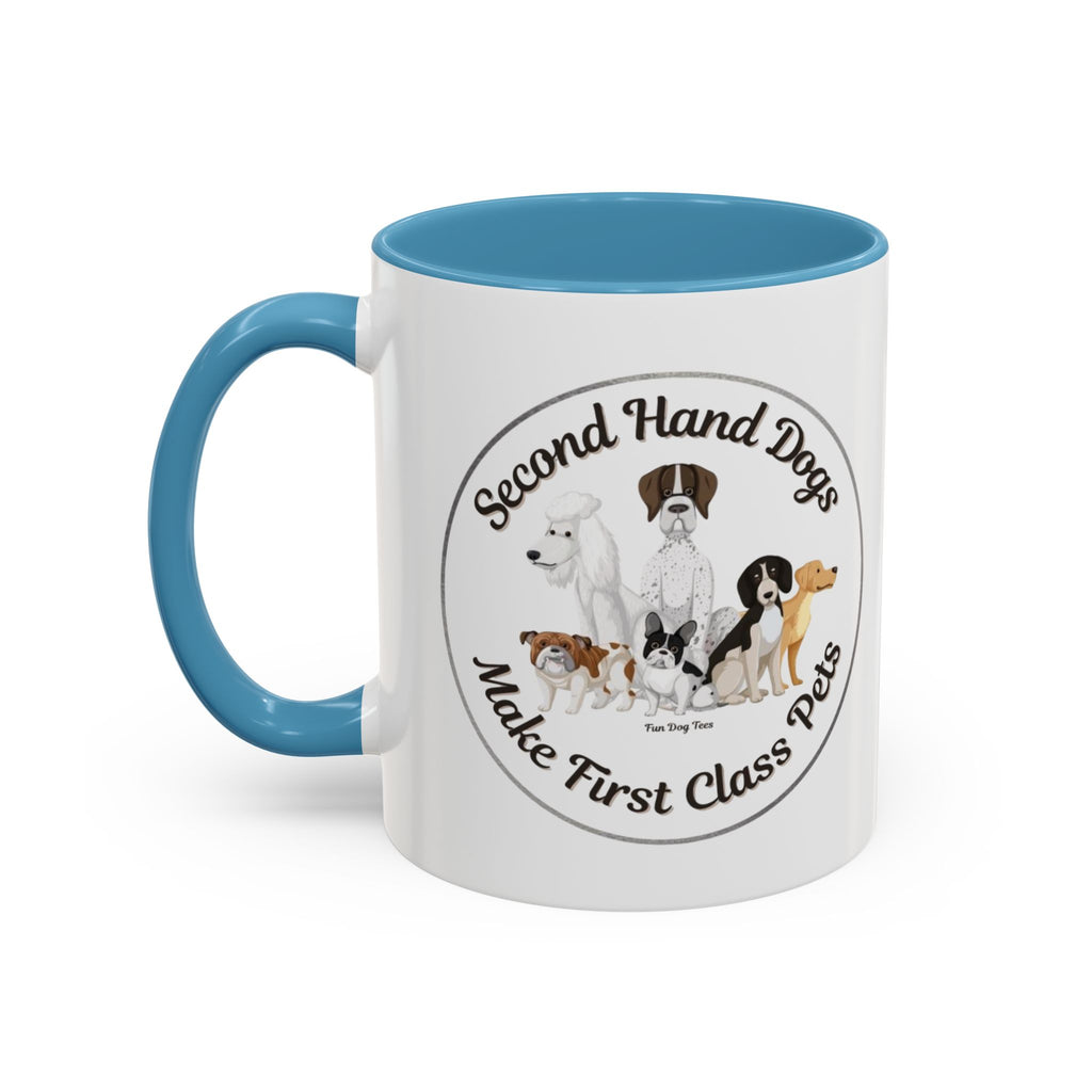 Second Hand Dog, First Class Pet Coffee Mug (11, 15oz)