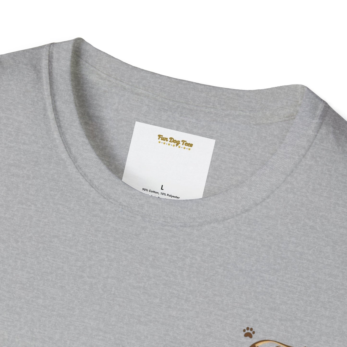 Rescued by Dogs T-Shirt, Cute Dog Lover Tee, Unisex Softstyle Tee