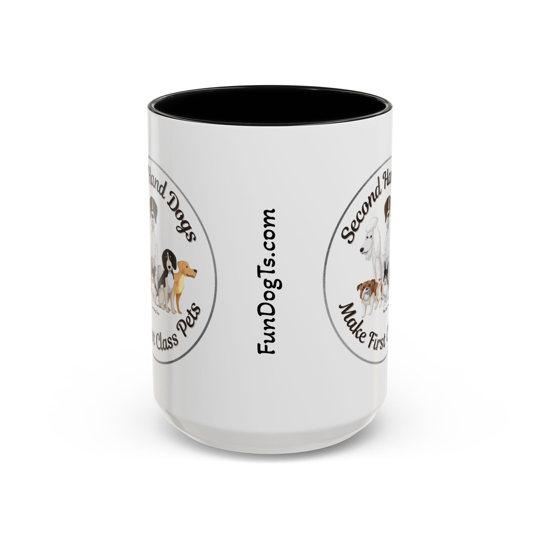 Second Hand Dog, First Class Pet Coffee Mug (11, 15oz)