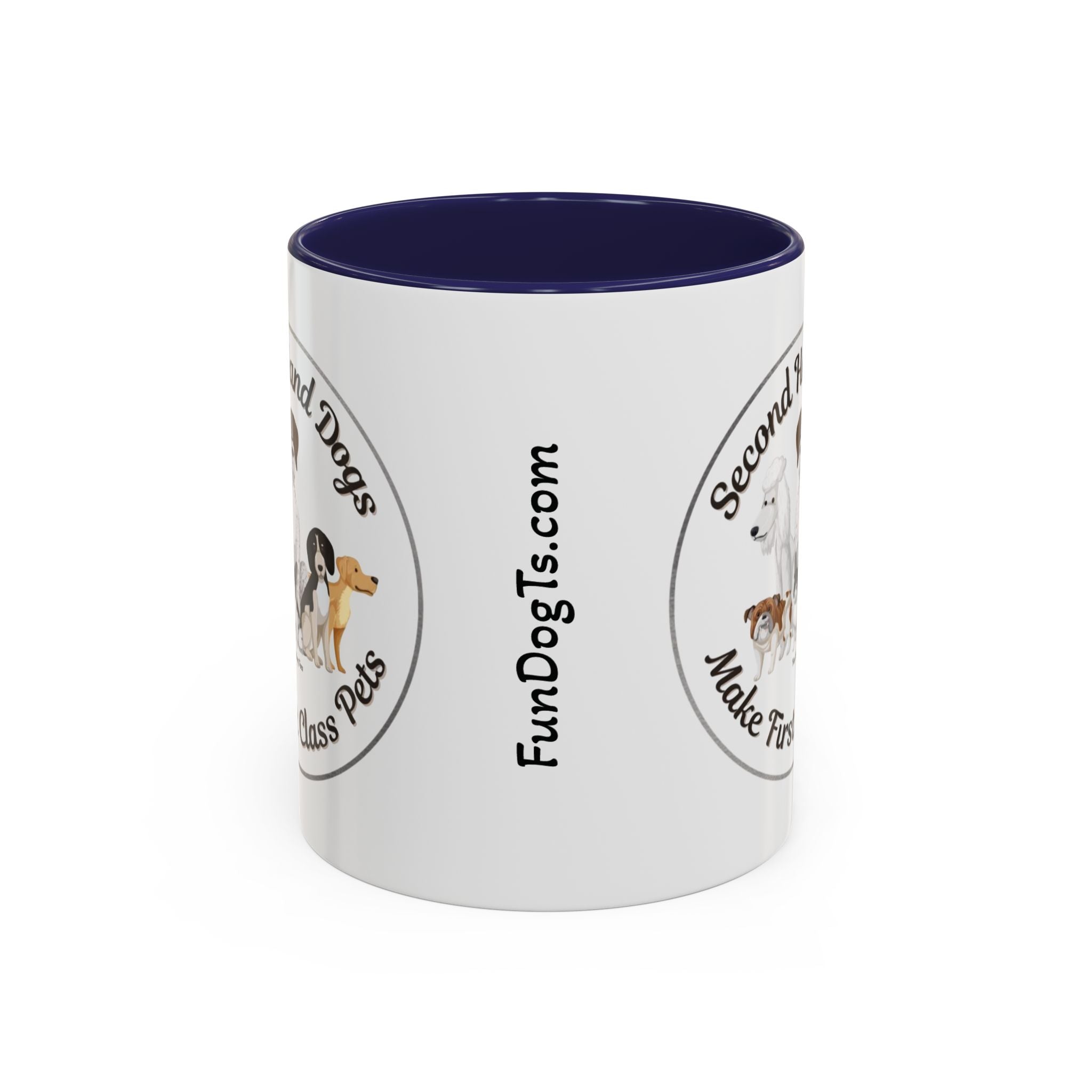 Second Hand Dog, First Class Pet Coffee Mug (11, 15oz)