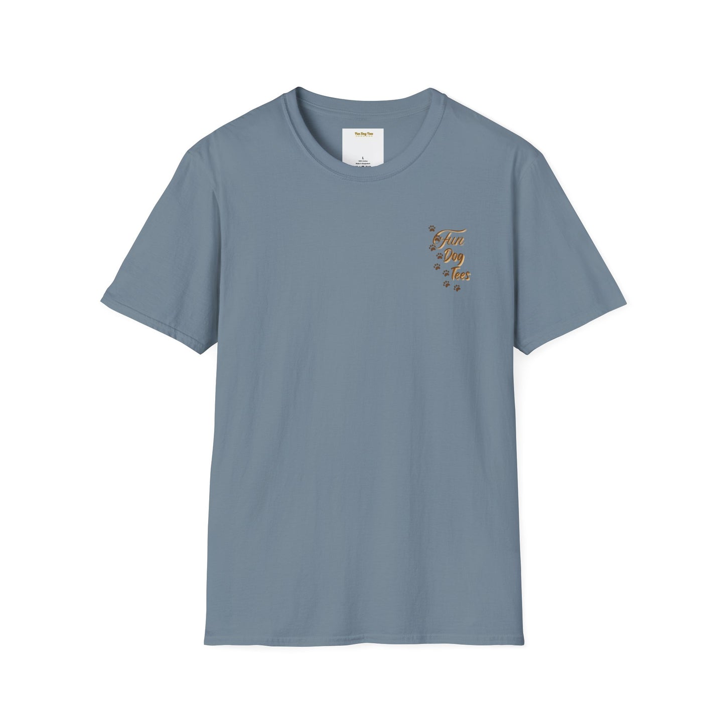 Rescued by Dogs T-Shirt, Cute Dog Lover Tee, Unisex Softstyle Tee