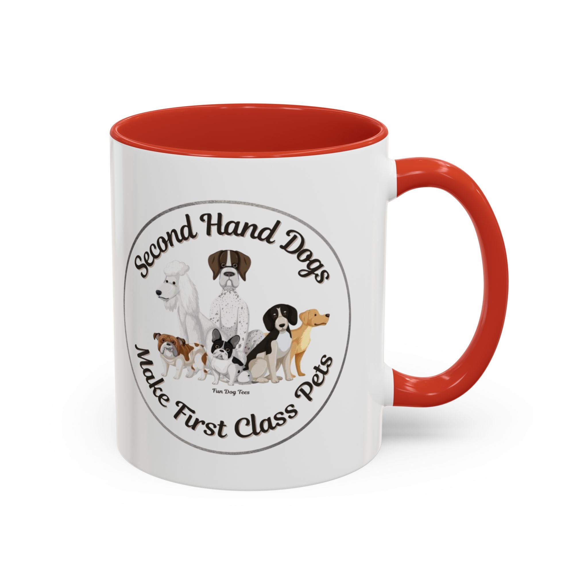 Second Hand Dog, First Class Pet Coffee Mug (11, 15oz)