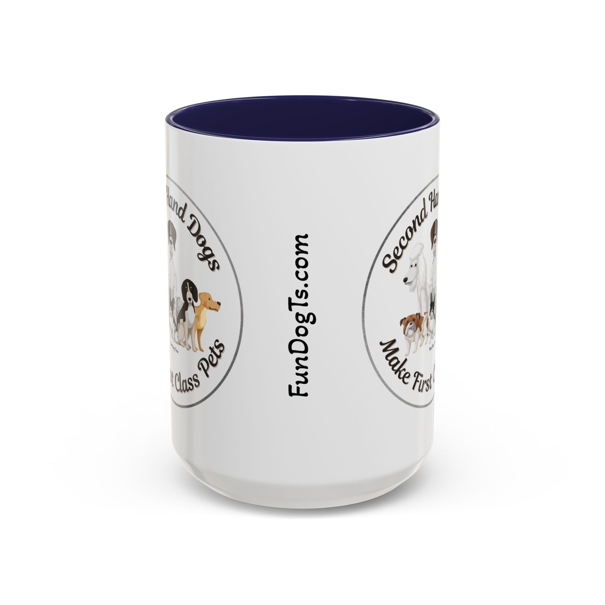 Second Hand Dog, First Class Pet Coffee Mug (11, 15oz)