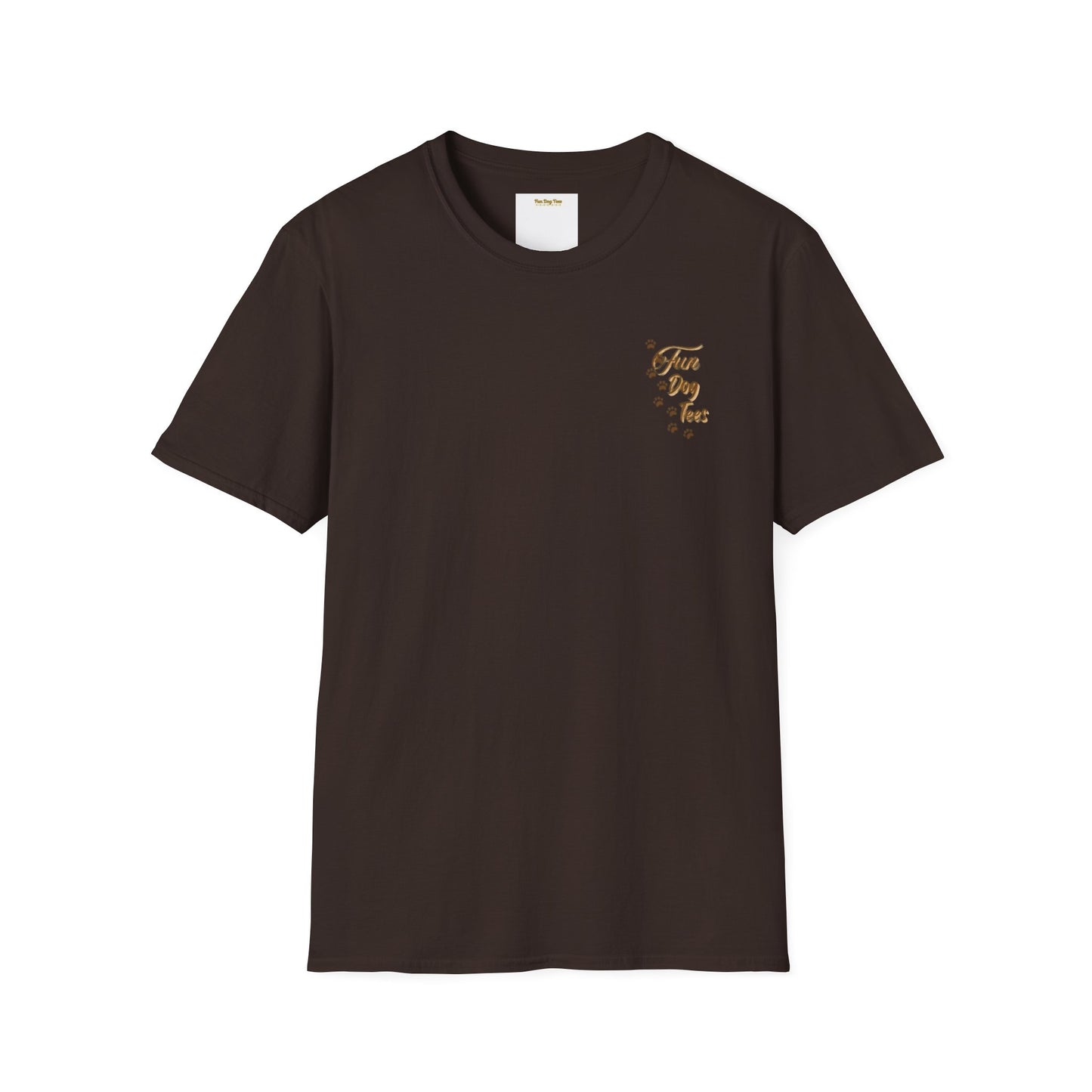 Rescued by Dogs T-Shirt, Cute Dog Lover Tee, Unisex Softstyle Tee