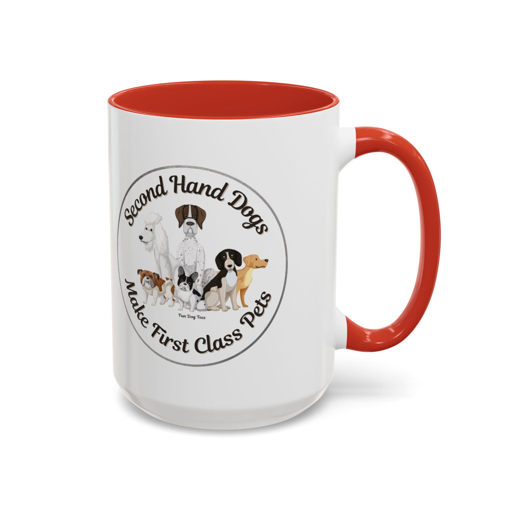 Second Hand Dog, First Class Pet Coffee Mug (11, 15oz)