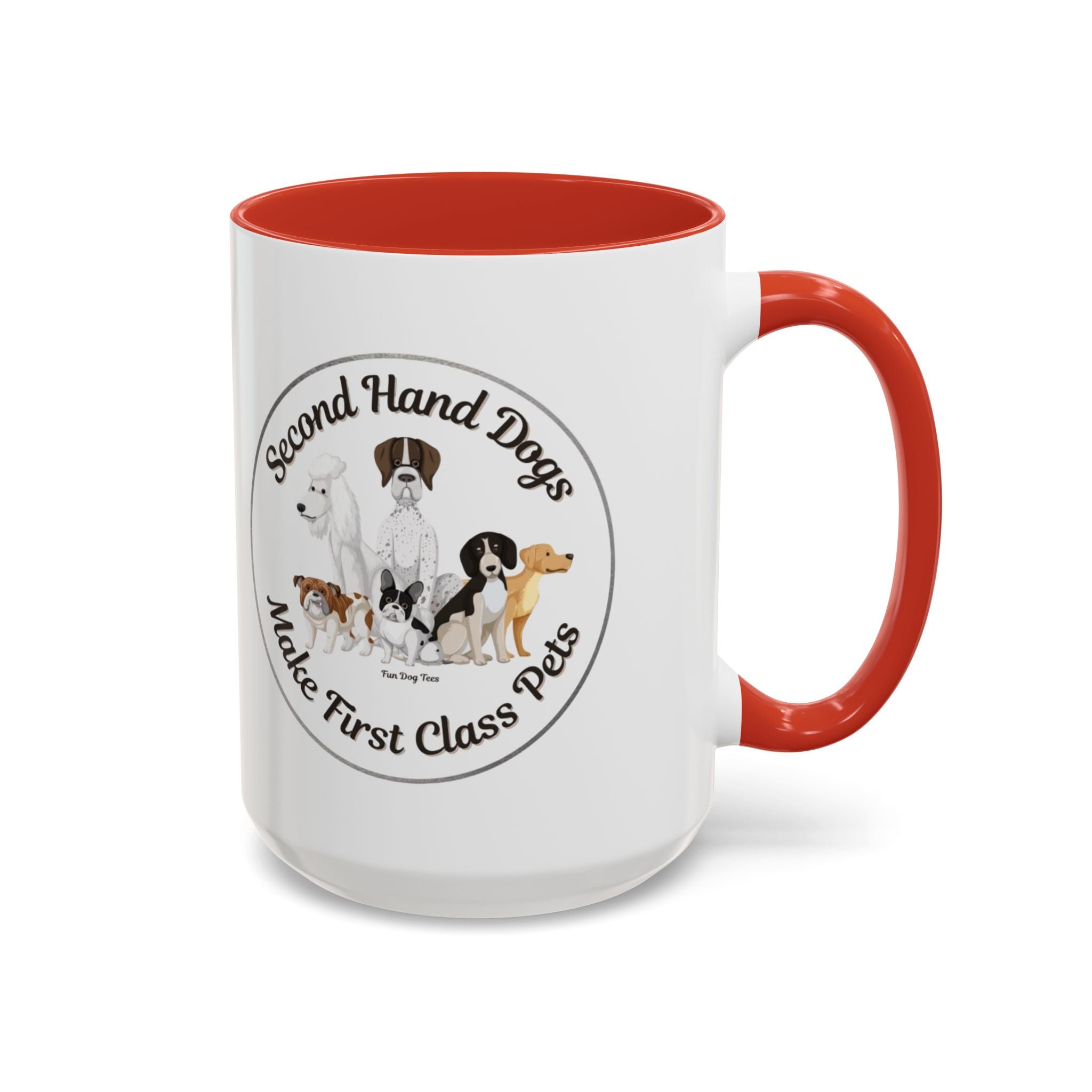 Second Hand Dog, First Class Pet Coffee Mug (11, 15oz)