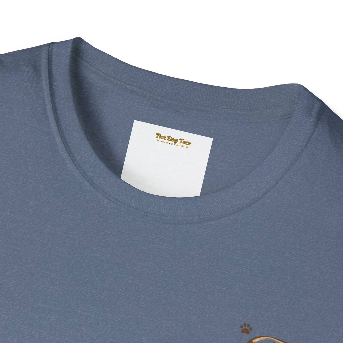 Rescued by Dogs T-Shirt, Cute Dog Lover Tee, Unisex Softstyle Tee