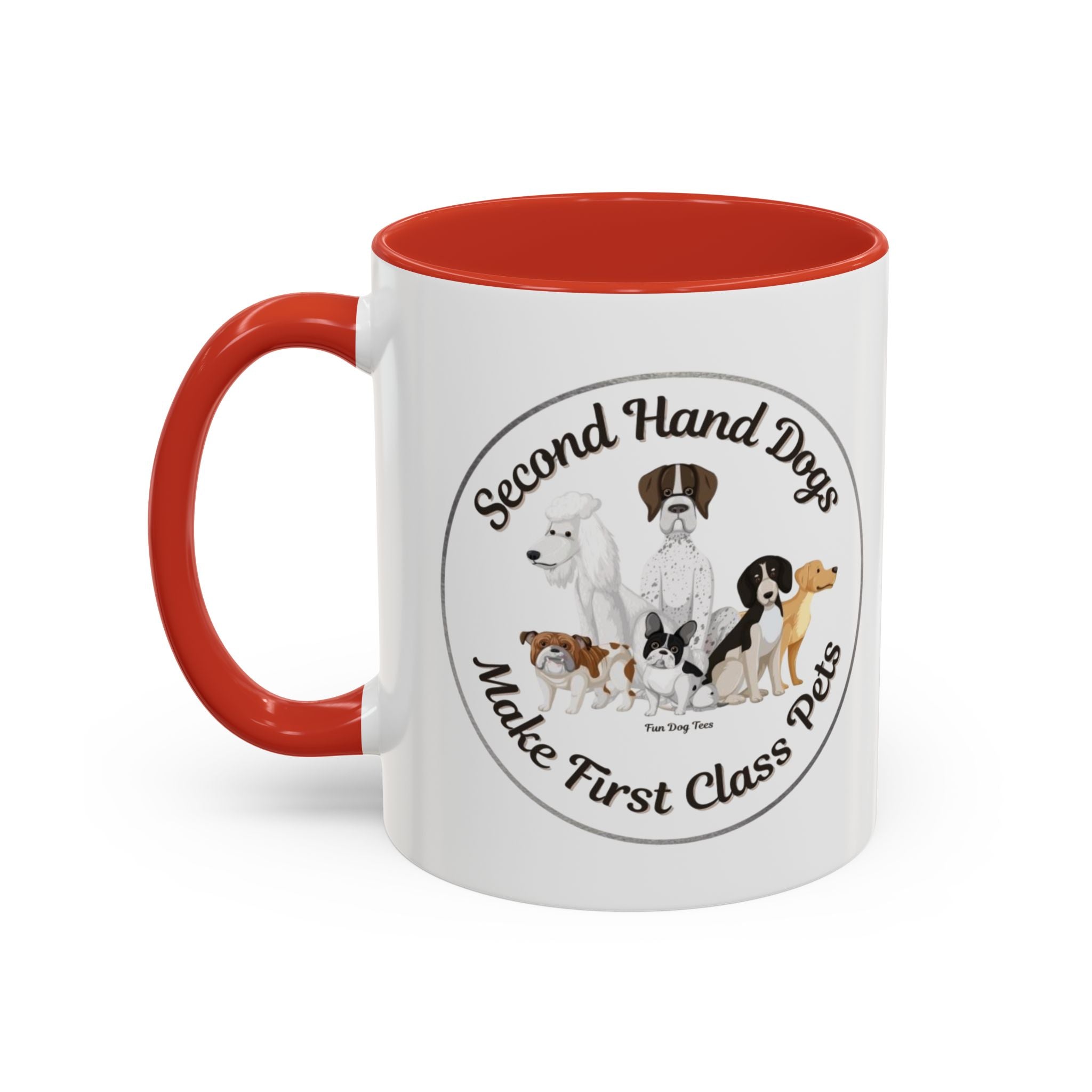 Second Hand Dog, First Class Pet Coffee Mug (11, 15oz)
